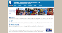 Desktop Screenshot of goodwill-berkshires.com